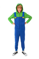 Super Mario (Luigi) Halloween Onesie Costume - Child XL (14-16)