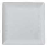 6.5 In. White Zen Design Plates | 10 Count