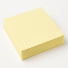 Light Yellow Beverage Napkins - Pack of 50