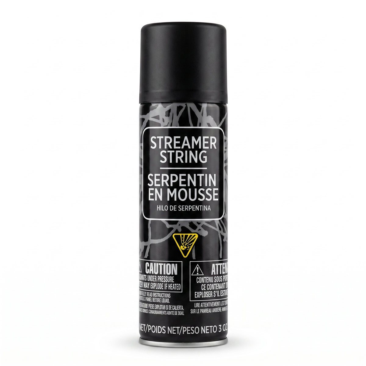 Black Streamer String Spray - 3 oz Party Accessory