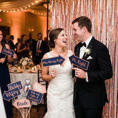 Navy Love Wedding Photo Booth Kit with Props