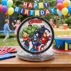 Marvel Avengers 9" Round Paper Plates