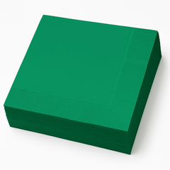 Festive Green Luncheon Napkins