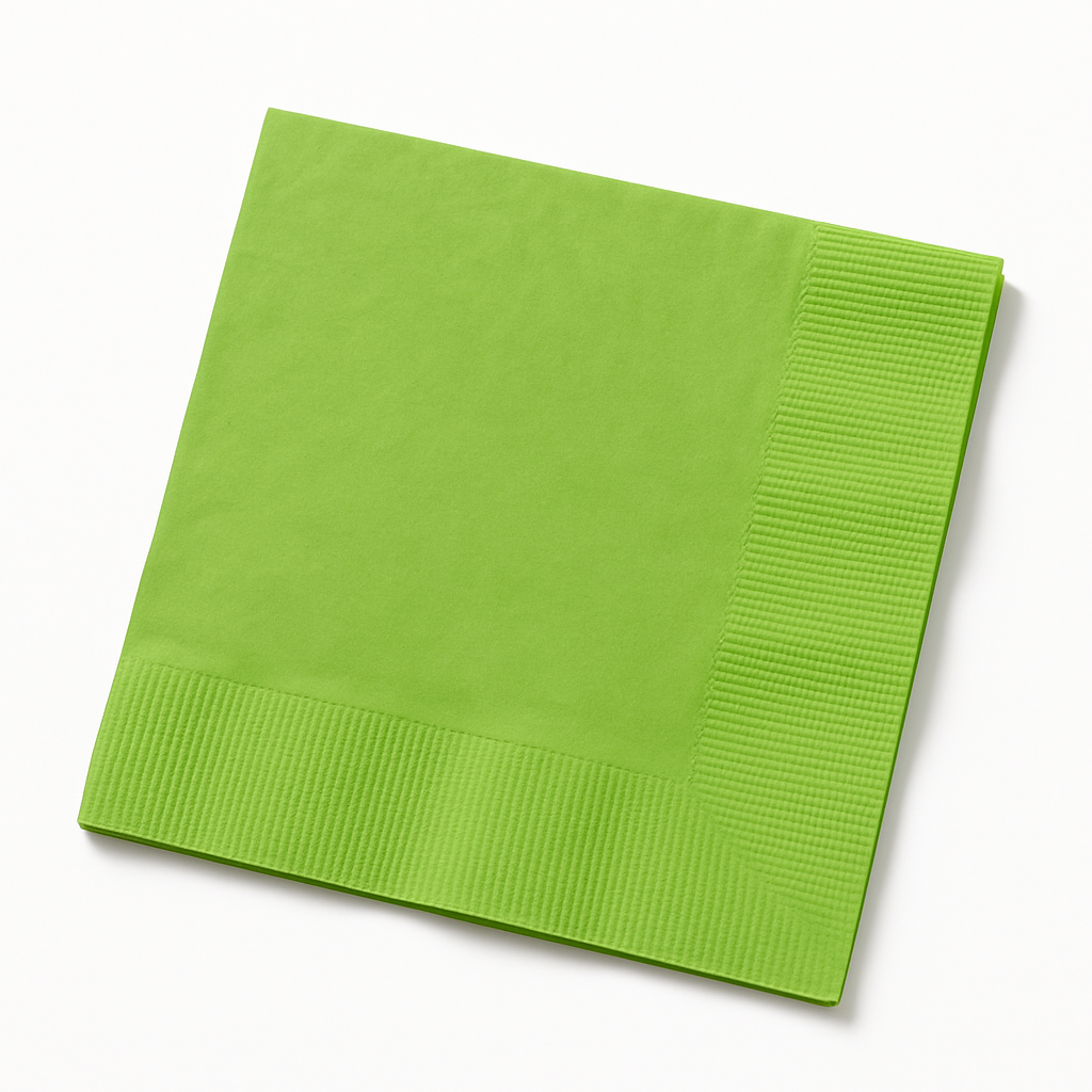 Kiwi Green Lunch Napkins