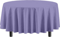 Round Lavender Table Covers | 6 Pack