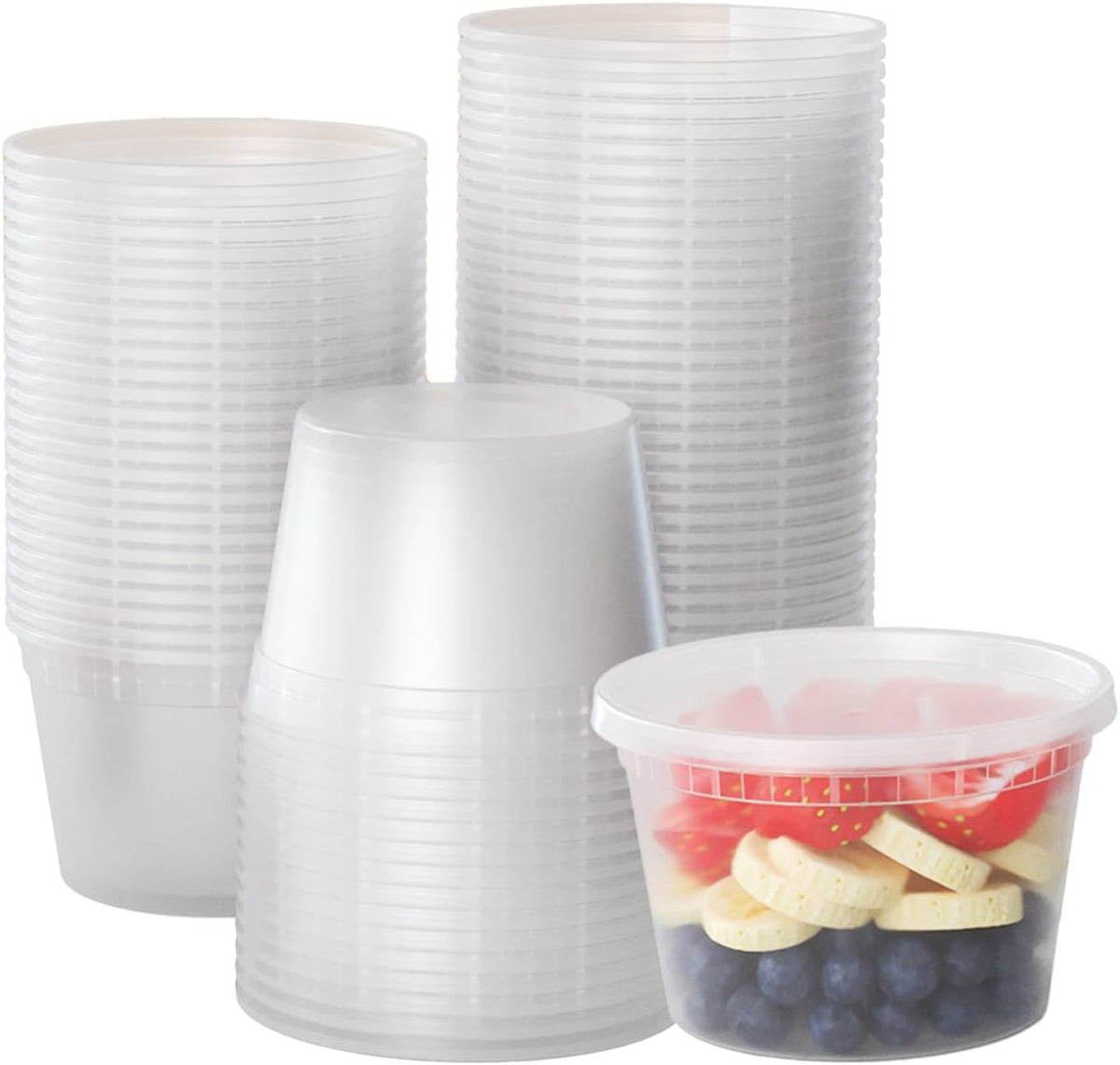 16 Oz. Deli Containers With Lids 24 Count