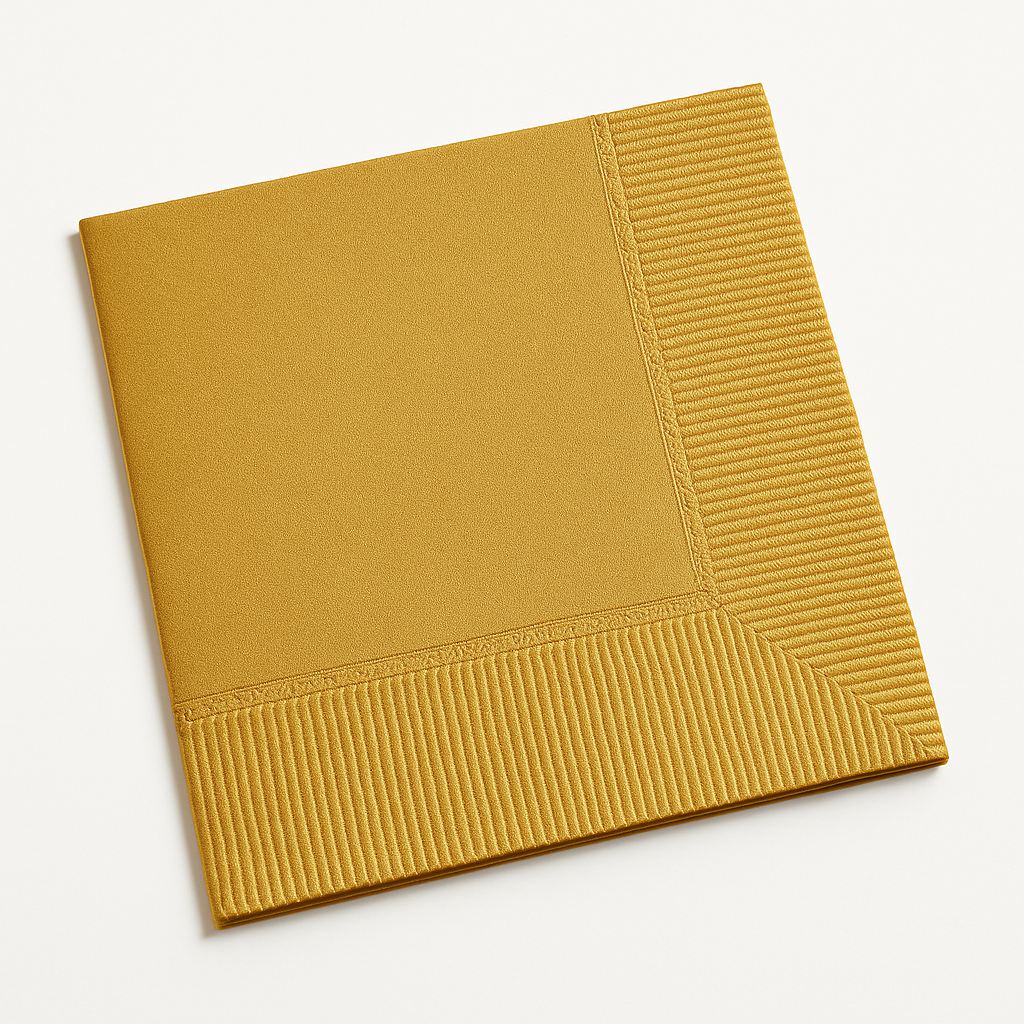 Elegant Gold Dinner Napkins - Solid Color Collection