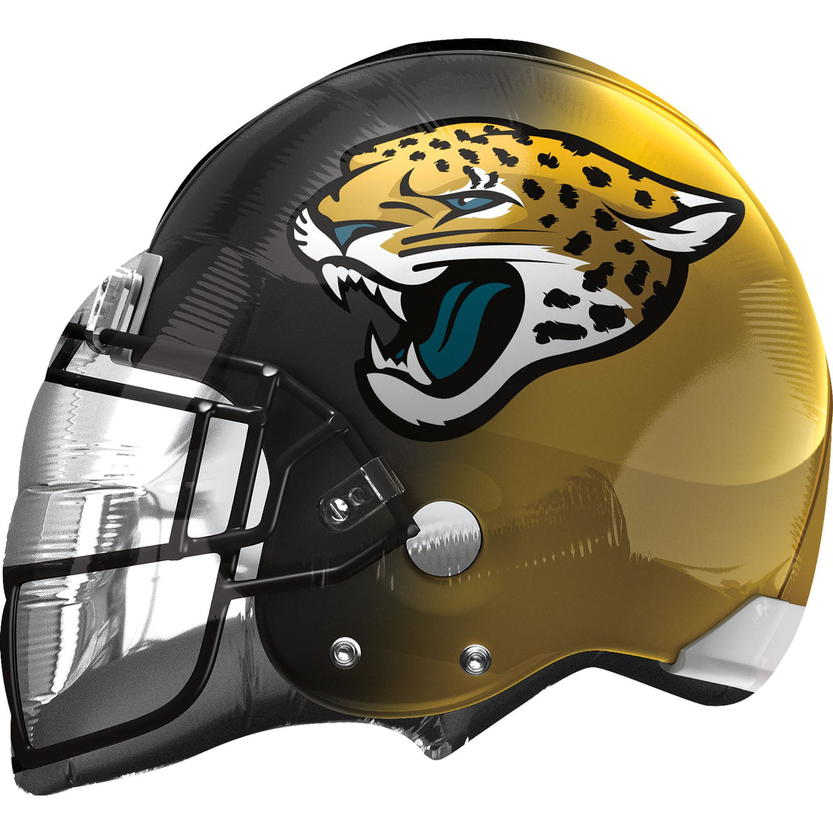 Jaguars Helmet Foil Super Shape Balloon -21 inch