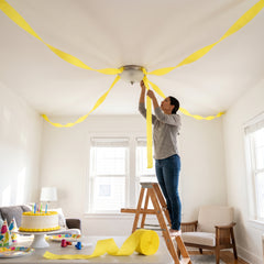 Yellow Crepe Streamer - 81 ft.