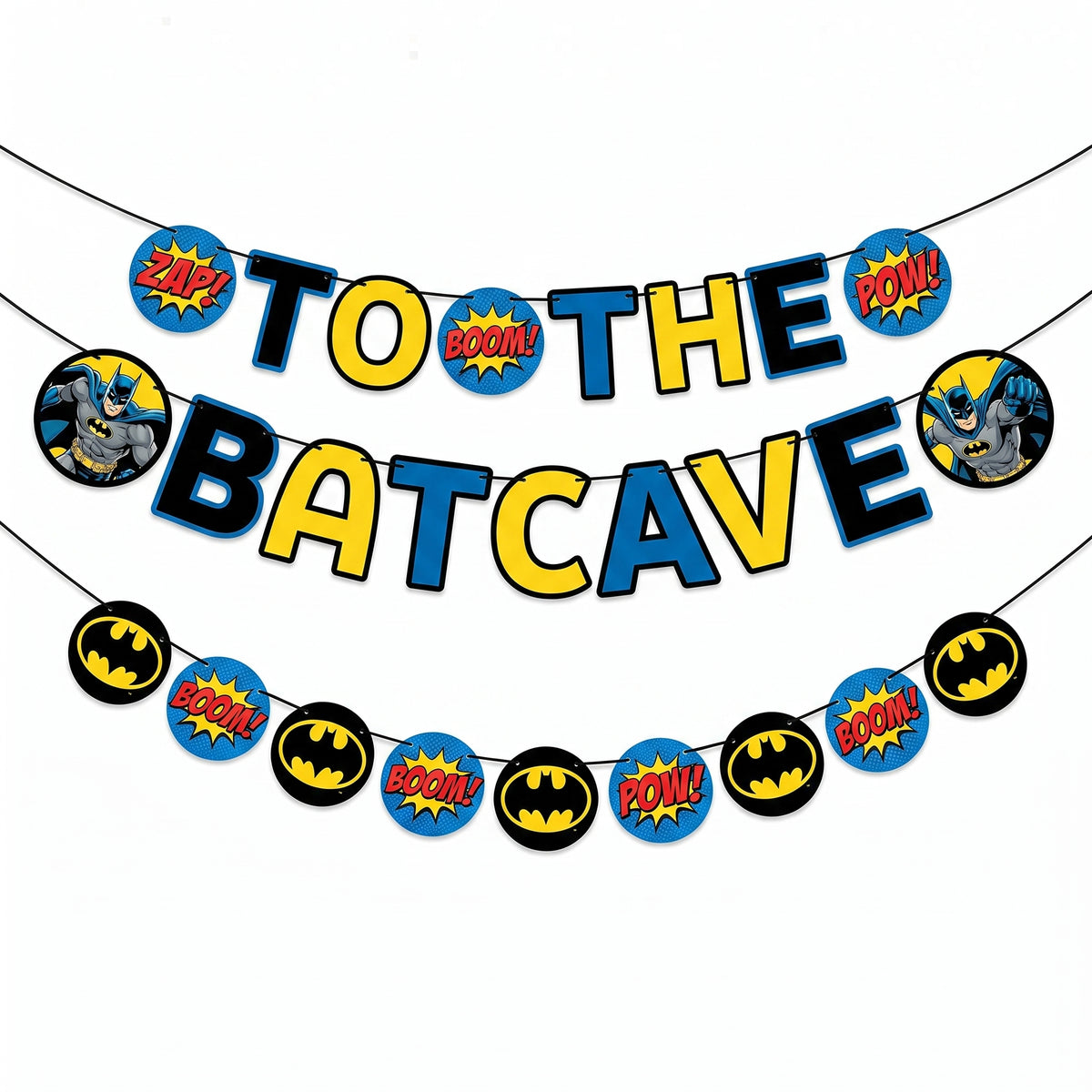 Batman "To the Batcave" Justice League Party Banner Kit