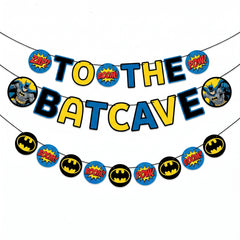 Batman "To the Batcave" Justice League Party Banner Kit