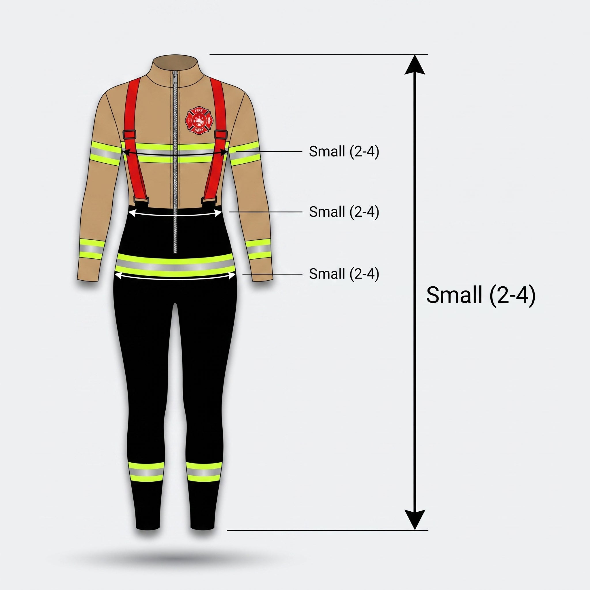 Women's Firefighter Catsuit Halloween Costume