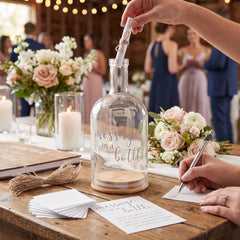 Elegant "Message in a Bottle" Glass Bottle for Weddings
