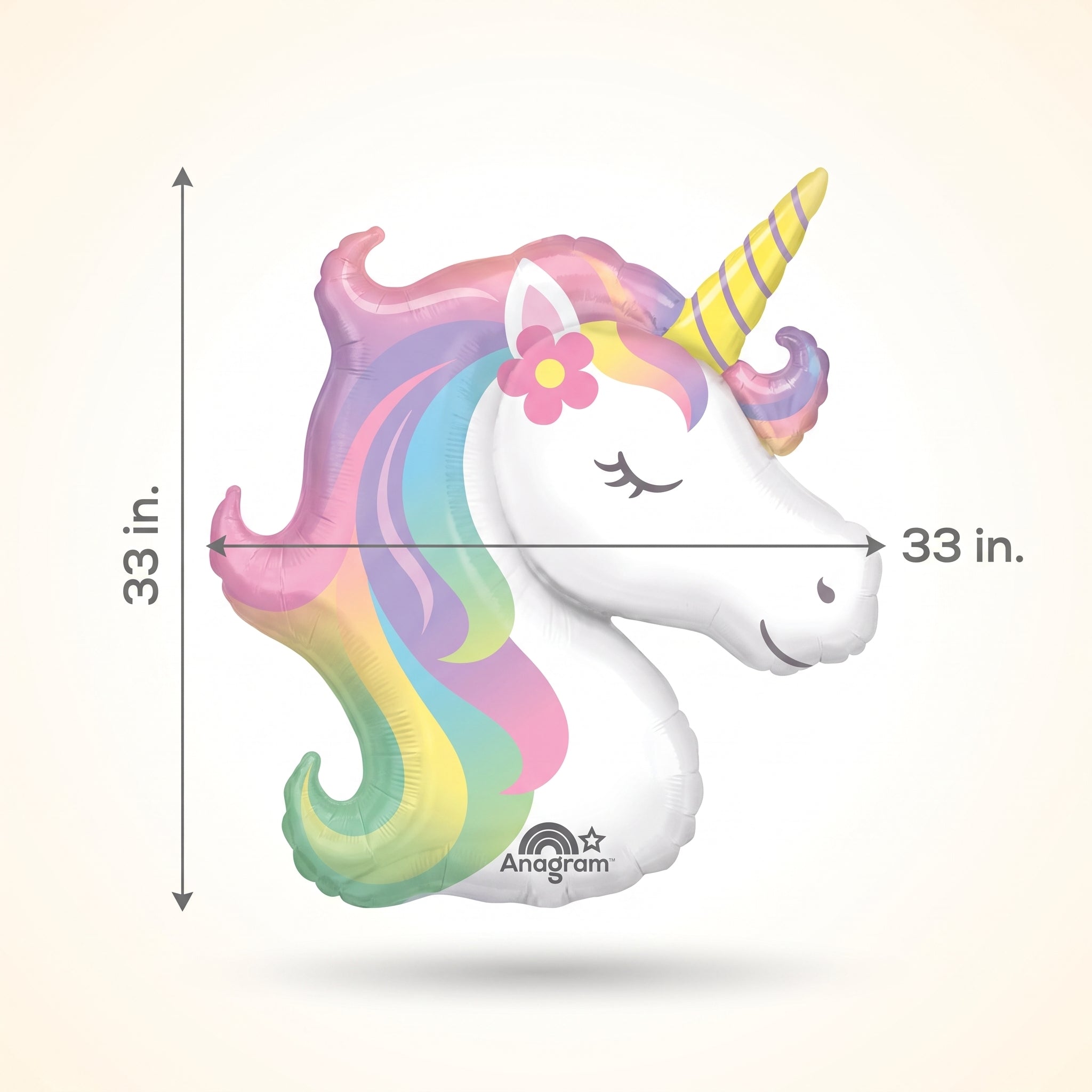 Enchanted Unicorn Foil Super Shape Balloon
