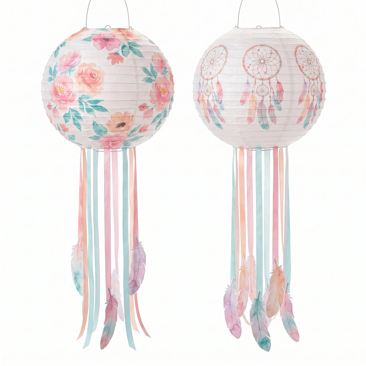 Free Spirit Hanging Lanterns - 3 Pack
