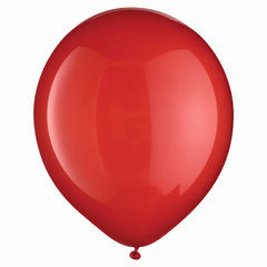 Vibrant Red 12" Latex Balloon - Bulk Pack