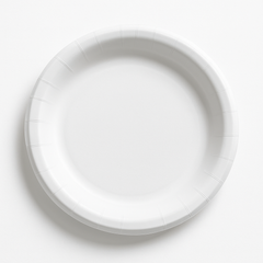 Classic White 6.75" Round Paper Plates