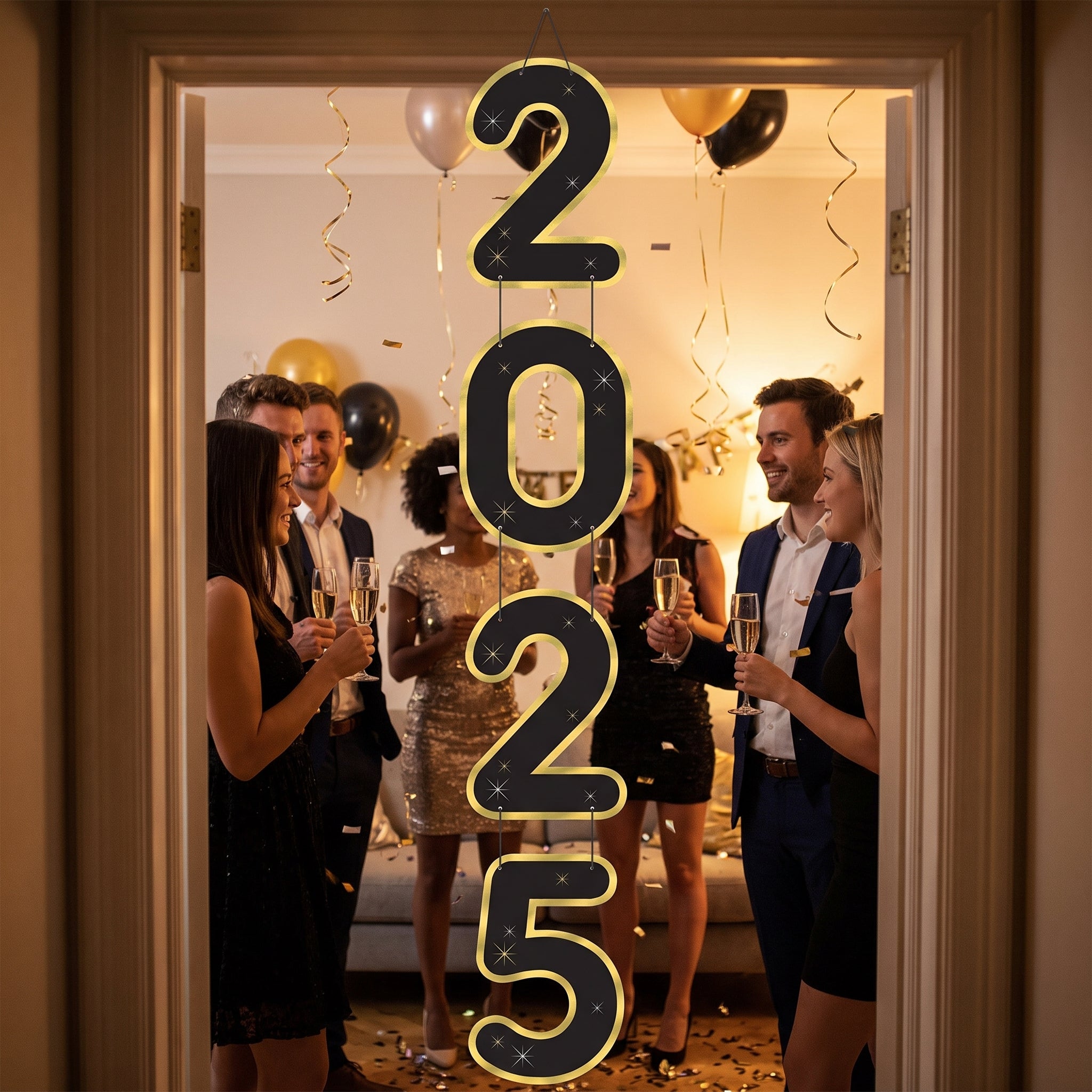 2025 New Year's Jumbo Hanging Decoration