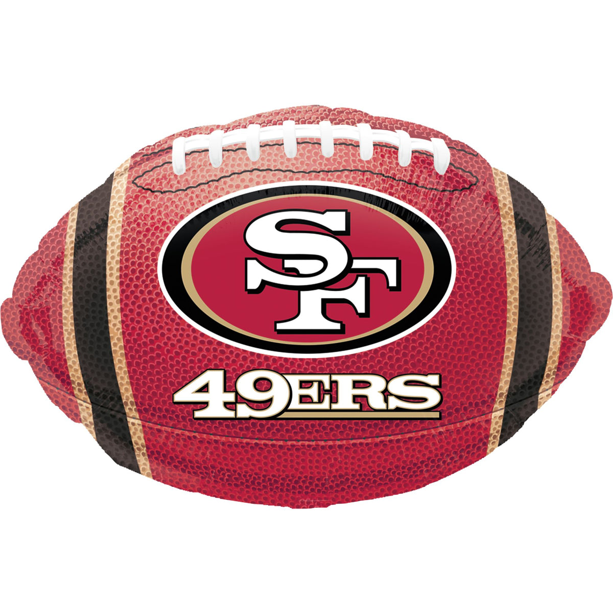 San Francisco 49ers Football Foil Balloon - 18 Inch