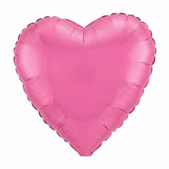 Bright Bubblegum Pink Heart Foil Balloon