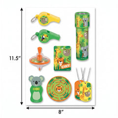 Get Wild Jungle Birthday Mega Mix Favor Pack - 48 Pieces