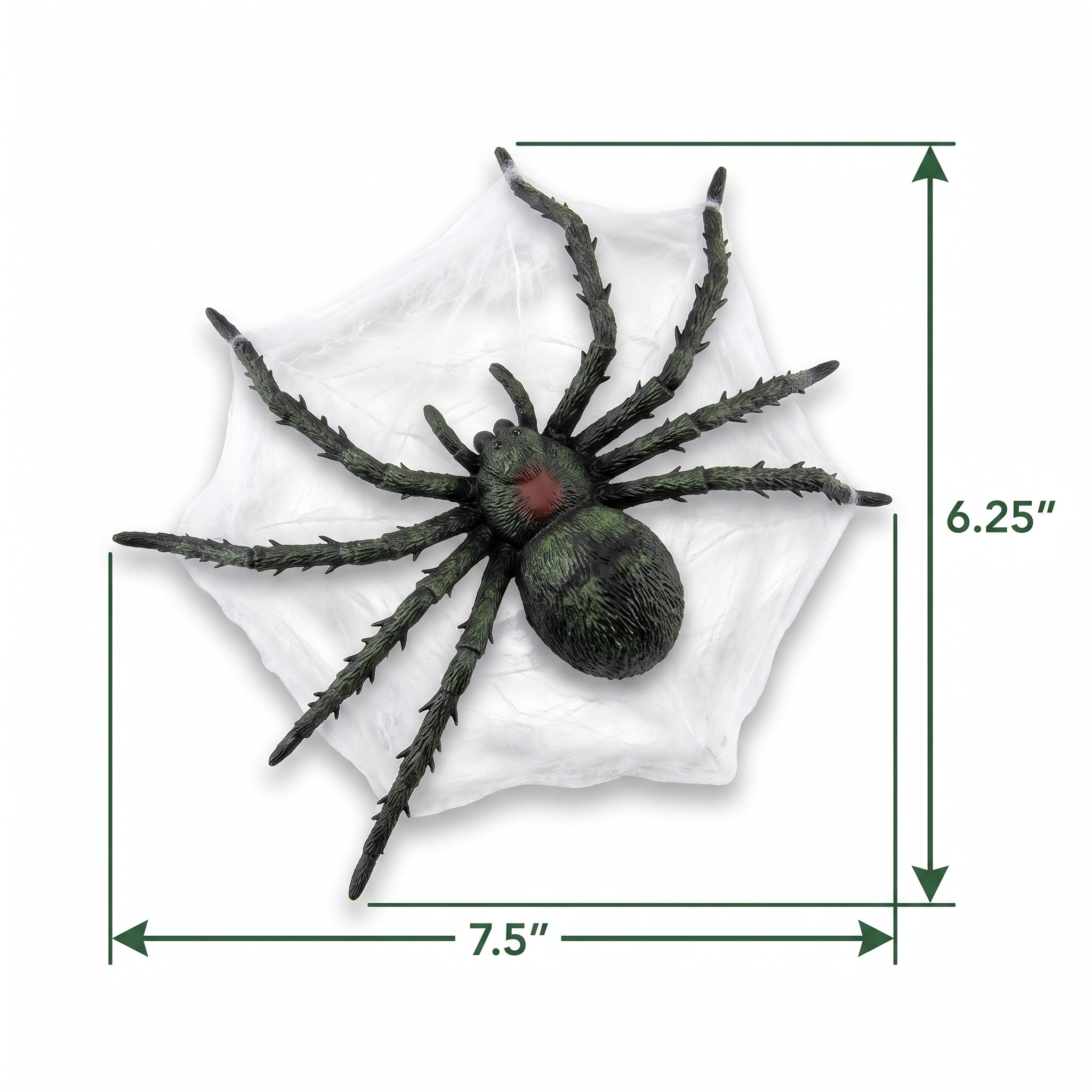 Giant Spider and Web Halloween Decoration