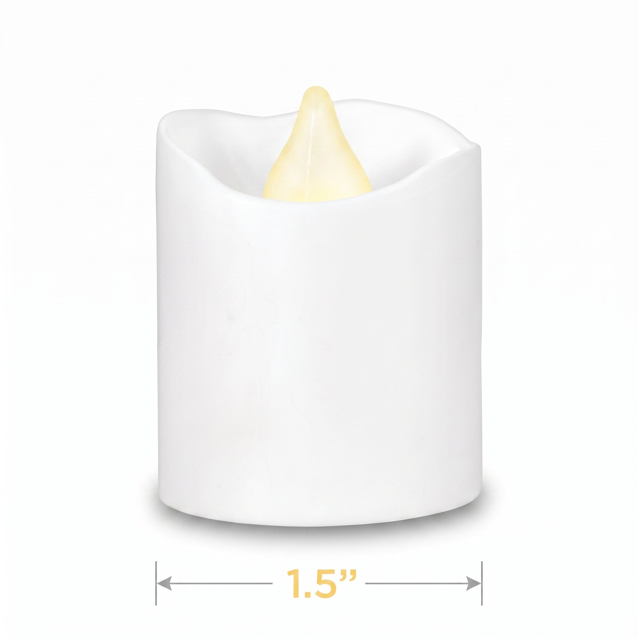 White LED Votive Candles - Unscented