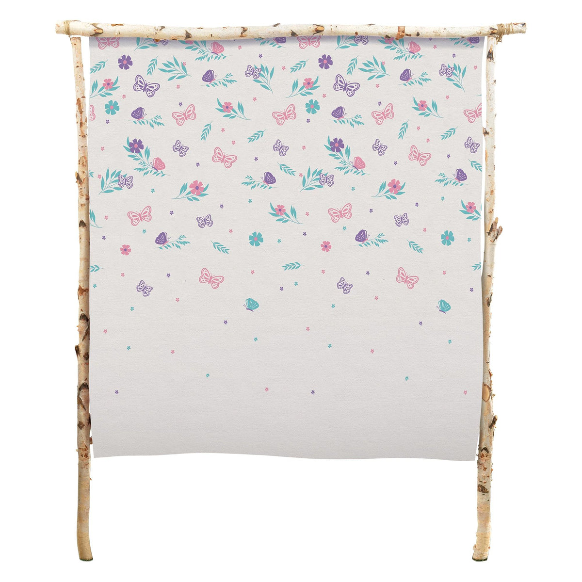 Butterfly Flutter Canvas Backdrop for Weddings and Parties