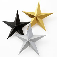 New Year's Eve Oversized 3D Star D√©cor Pack