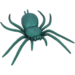 Large Iridescent Toy Spider Halloween Decoration