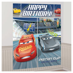 Disney Cars 3 "Happy Birthday" Scene Setter Kit