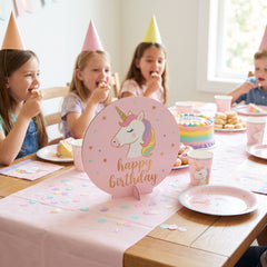 Enchanting Unicorn Birthday Table Decoration