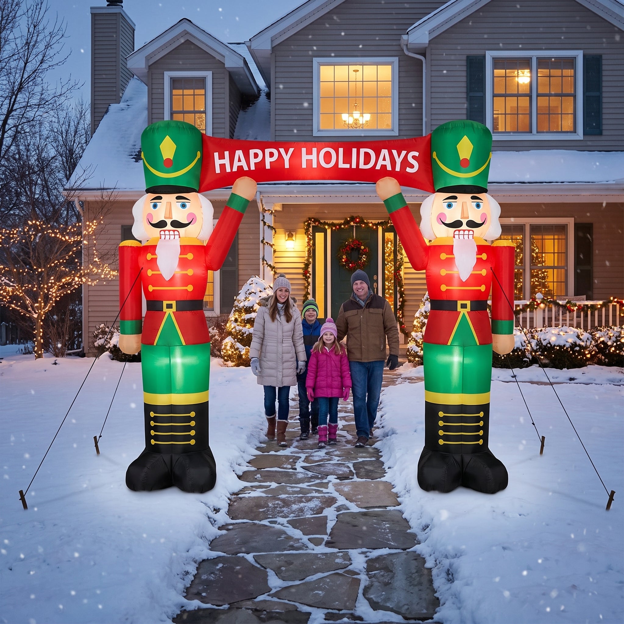 Christmas Nutcracker Inflatable Archway
