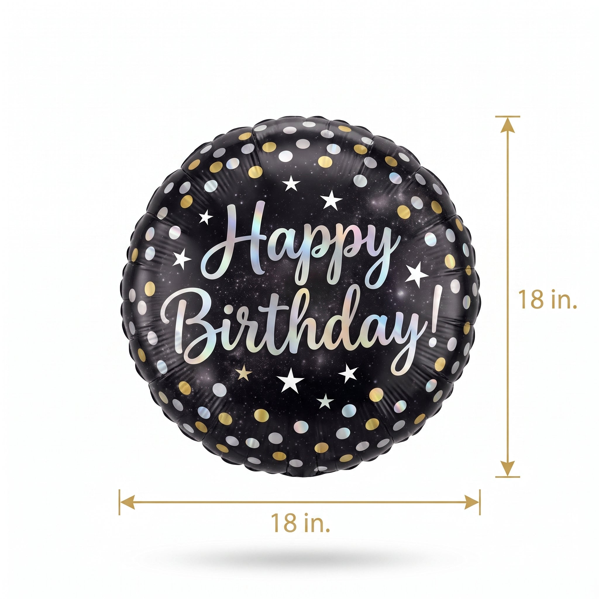 Sparkling Celebration Happy Birthday Foil Balloon