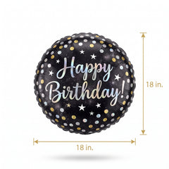 Sparkling Celebration Happy Birthday Foil Balloon
