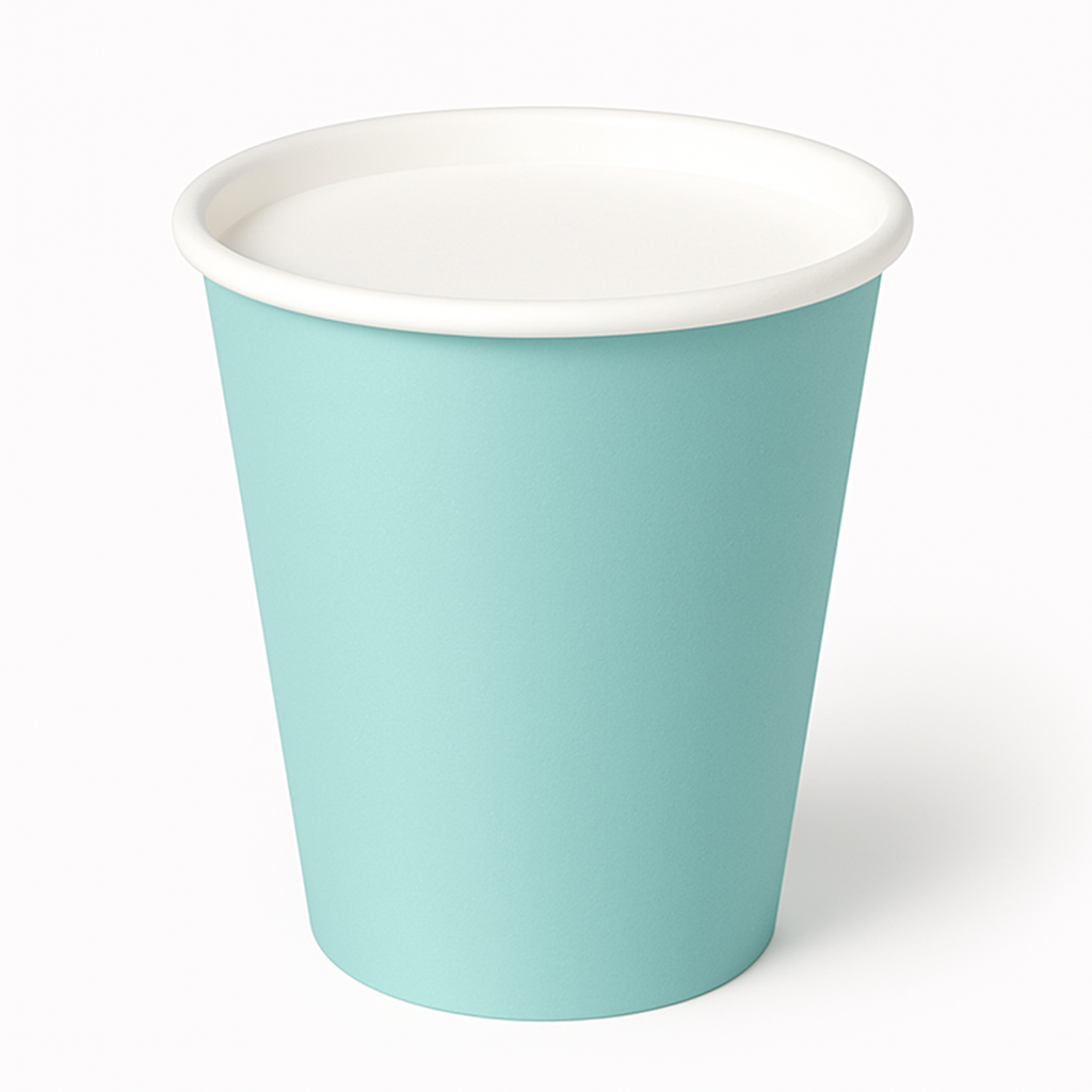 Robin's Egg Blue 9oz Paper Cups