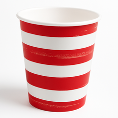 Patriotic 9 oz. Painted Paper Cups