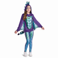 Enchanting Mystical Dragon Girl's Costume - Halloween Edition