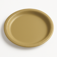 Elegant Gold 10" Paper Dinner Plates
