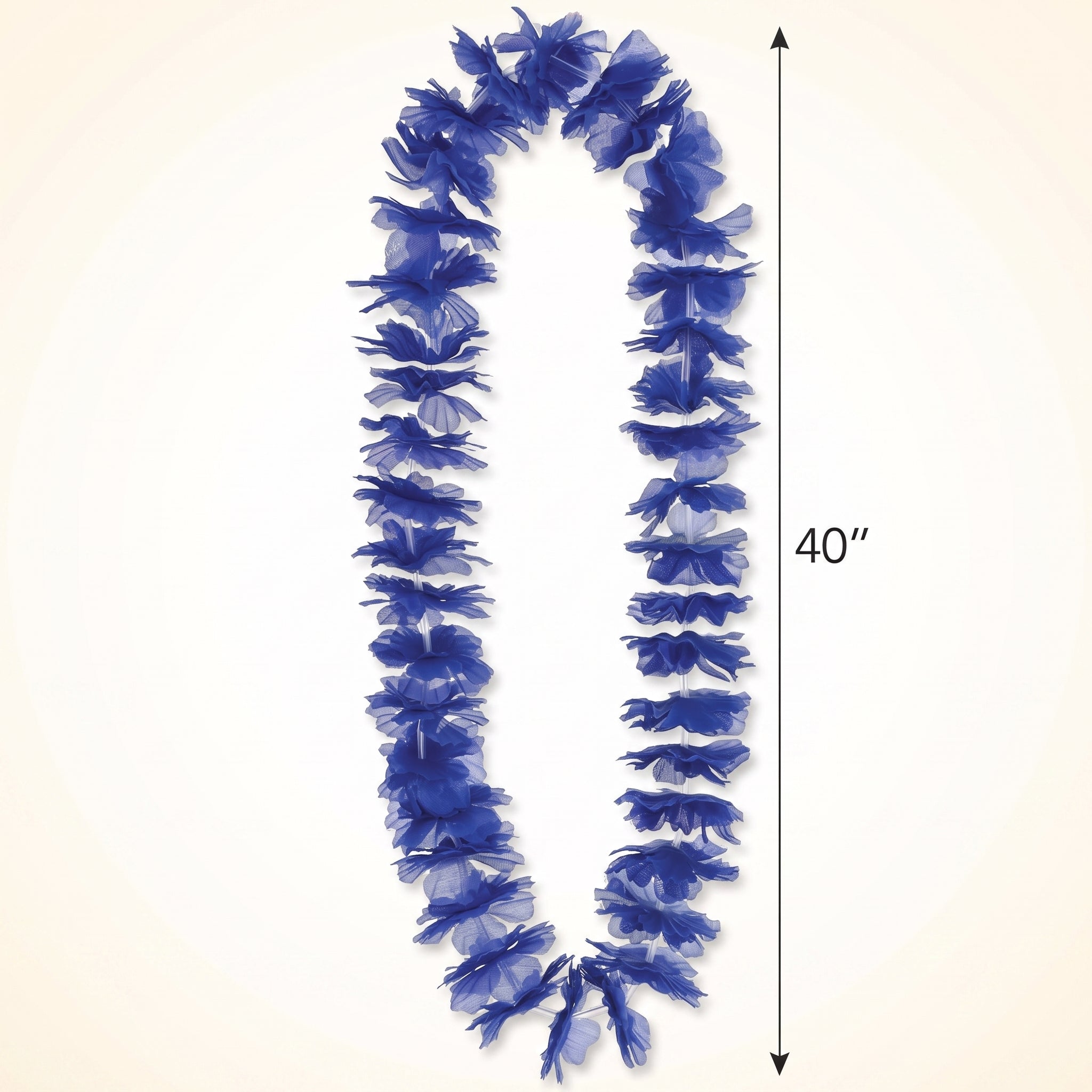 Royal Blue Lei Necklace - 40-Inch