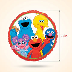 Sesame Street Foil Balloon - 18-Inch Mylar