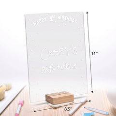 Baby's First Birthday Customizable Acrylic Sign