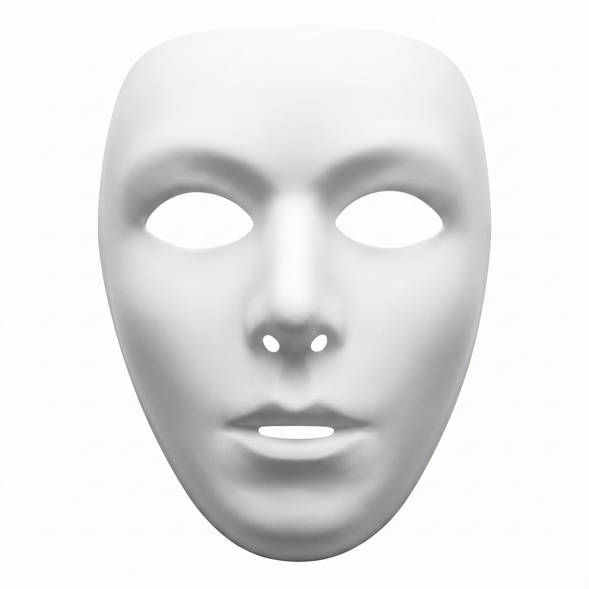 Classic White Full Face Mask