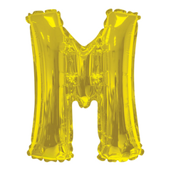 34" Gold Letter - M Balloon