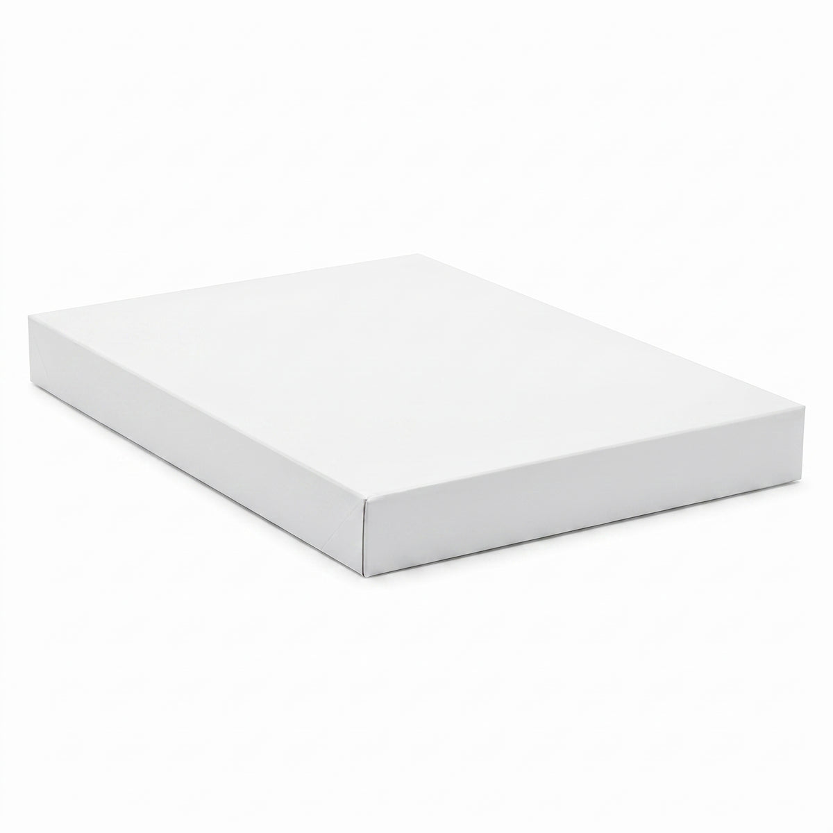 Elegant White Lingerie Gift Box - 11 x 8 x 1.25 Inches