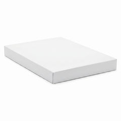 Elegant White Lingerie Gift Box - 11 x 8 x 1.25 Inches