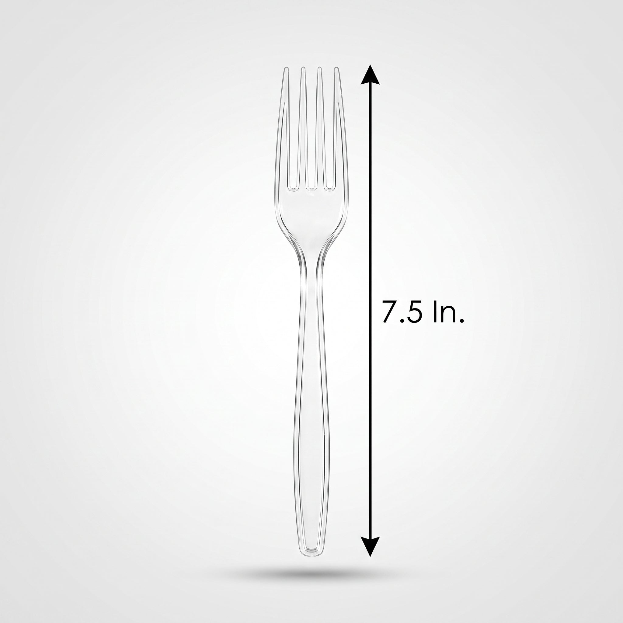 Clear Plastic Forks - Pack of 20 - 7.5 in.