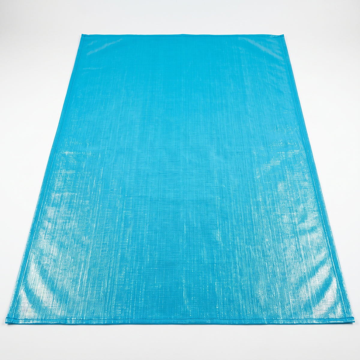 Dazzler Blue Opalescent Reusable Table Cover - 54" x 102"
