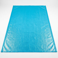 Dazzler Blue Opalescent Reusable Table Cover - 54" x 102"