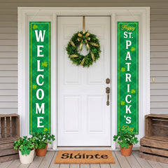 St. Patrick's Day Welcome Banner for Front Door
